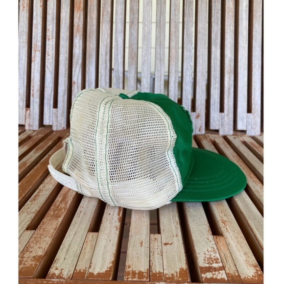 Vintage Mid Century Kelly Green Louisiana 4-H Trucker Hat - Adjustable - Small - Picture 4 of 7